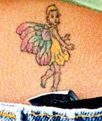 Britney's Fairy Tattoo