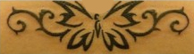 Celtic butterfly tattoo