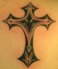 Gothic Cross Tattoos Symbol