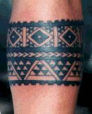 Hawaiian arm tattoo